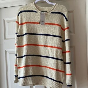 BEAMS Top-Sider Crewneck Neck Sweater Sz M.  NWT Box2